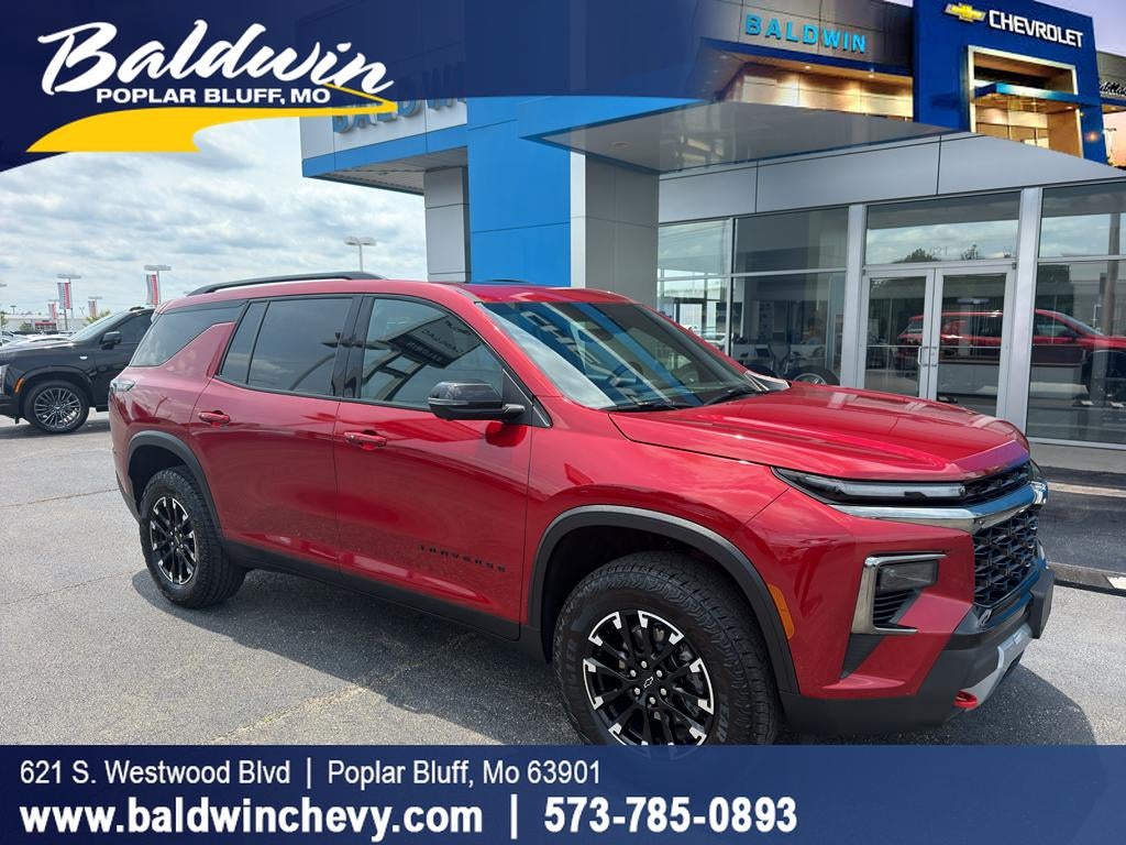 2026 Chevrolet Traverse Z71 in Radiant Red Tintcoat — front three-quarter view